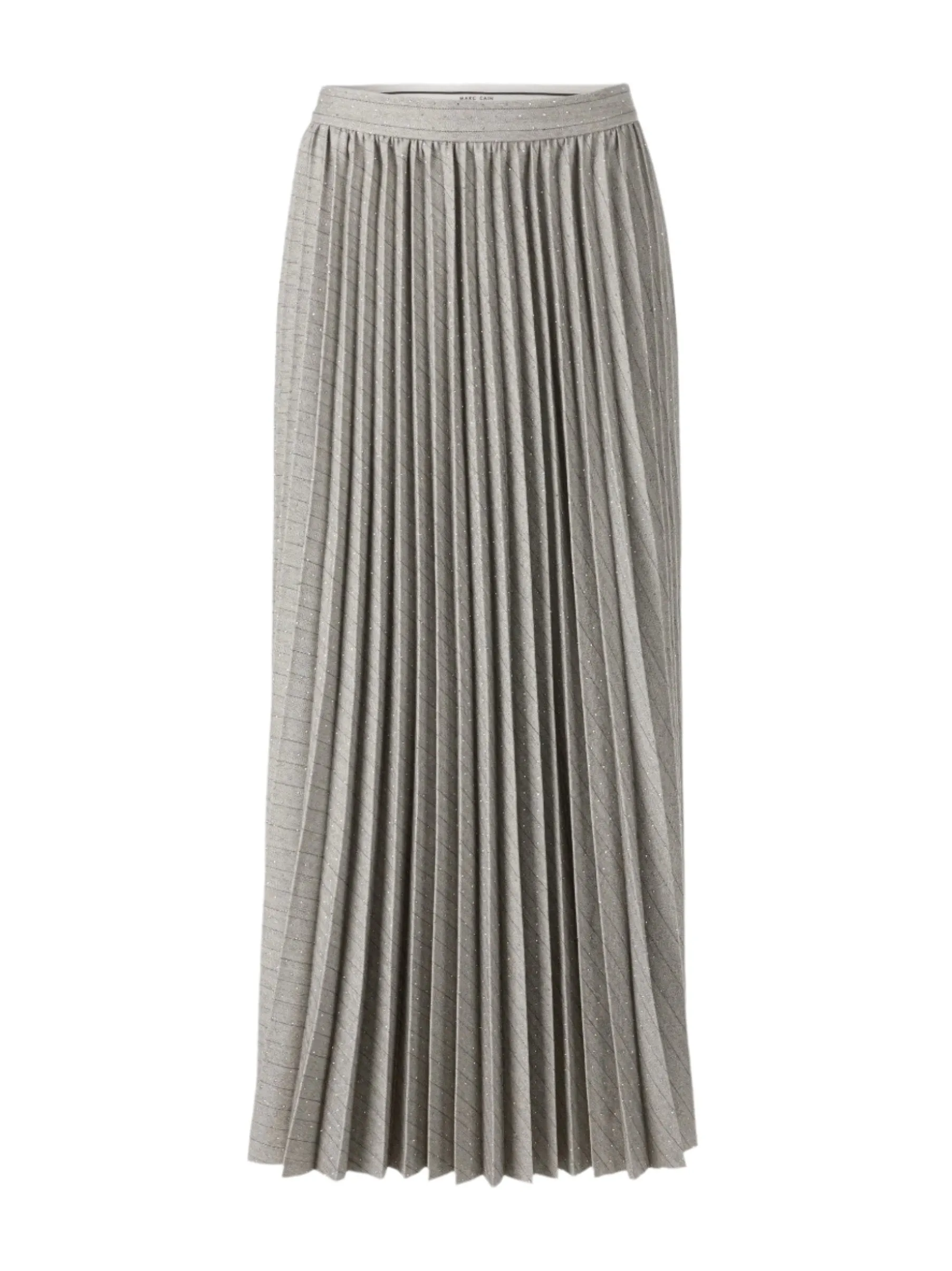 Marc Cain Maxi Skirt With Pleats and Glitter